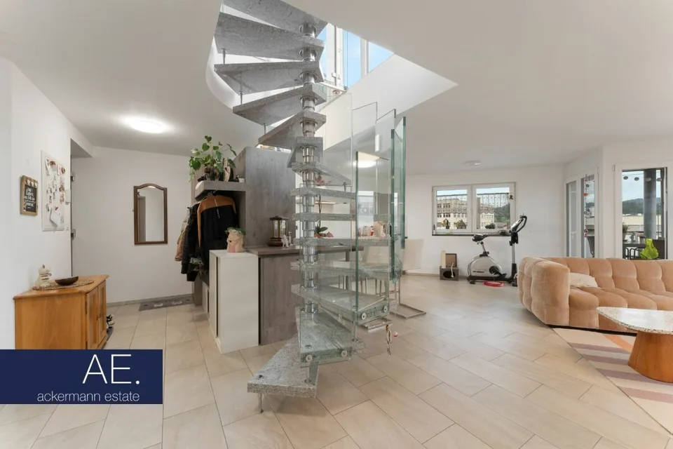 Modern multi-family house with sustainable building standard