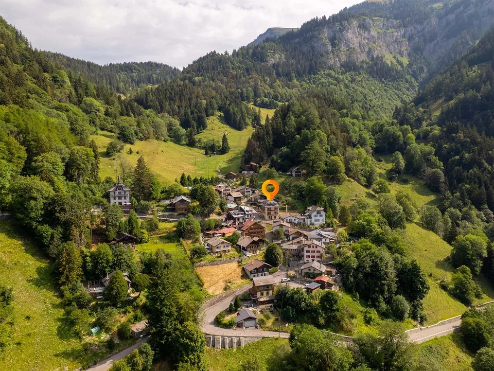 Attic apartment in the heart of the mountains, a few minutes from Lavey-les-Bains