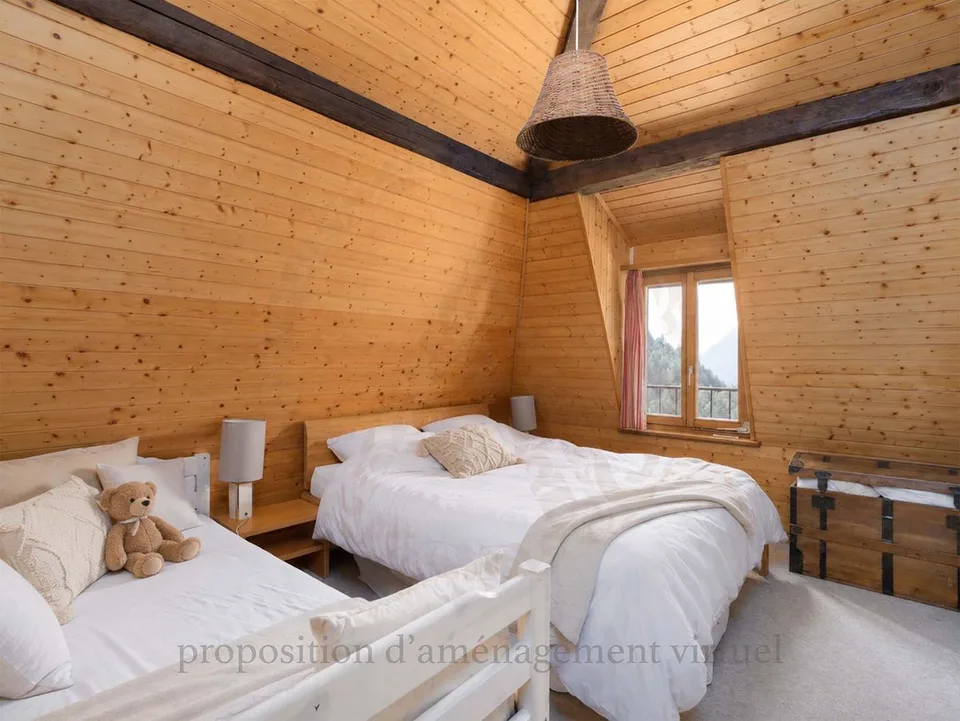 Attic apartment in the heart of the mountains, a few minutes from Lavey-les-Bains