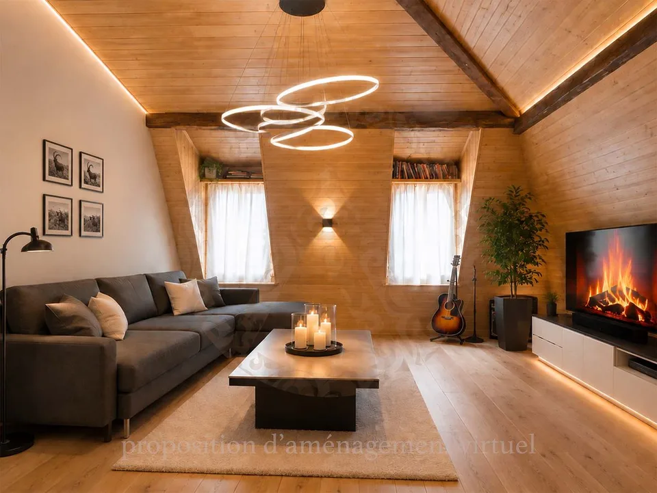 Attic apartment in the heart of the mountains, a few minutes from Lavey-les-Bains