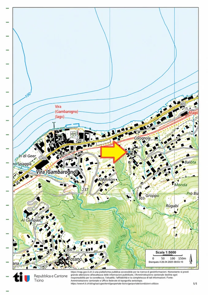 COROGNOLA - Maison tessinoise charmante avec vue sur le lac Majeur