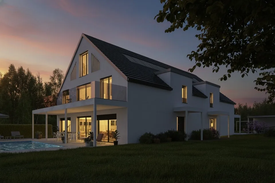 New construction project "EDEN" semi-detached house "Jardin"