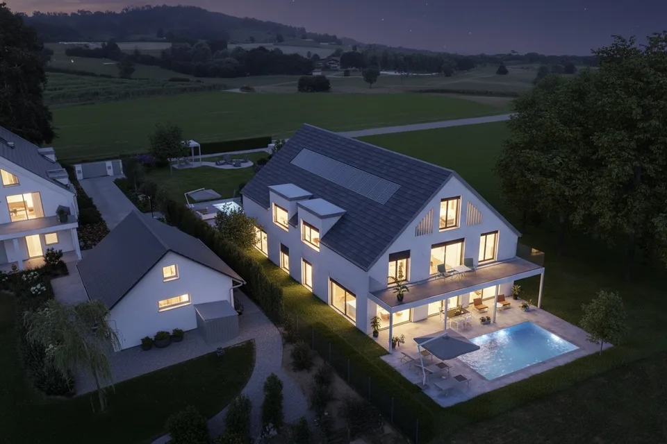New construction project "EDEN" semi-detached house "Jardin"