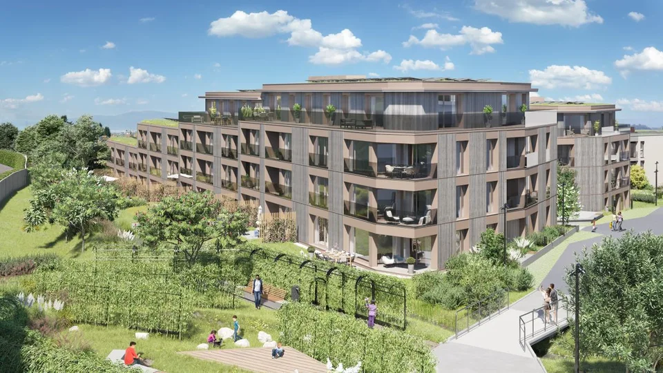 Eco-district in Echallens - Osiris Residence - Magnificent 4.5-room apartment very bright