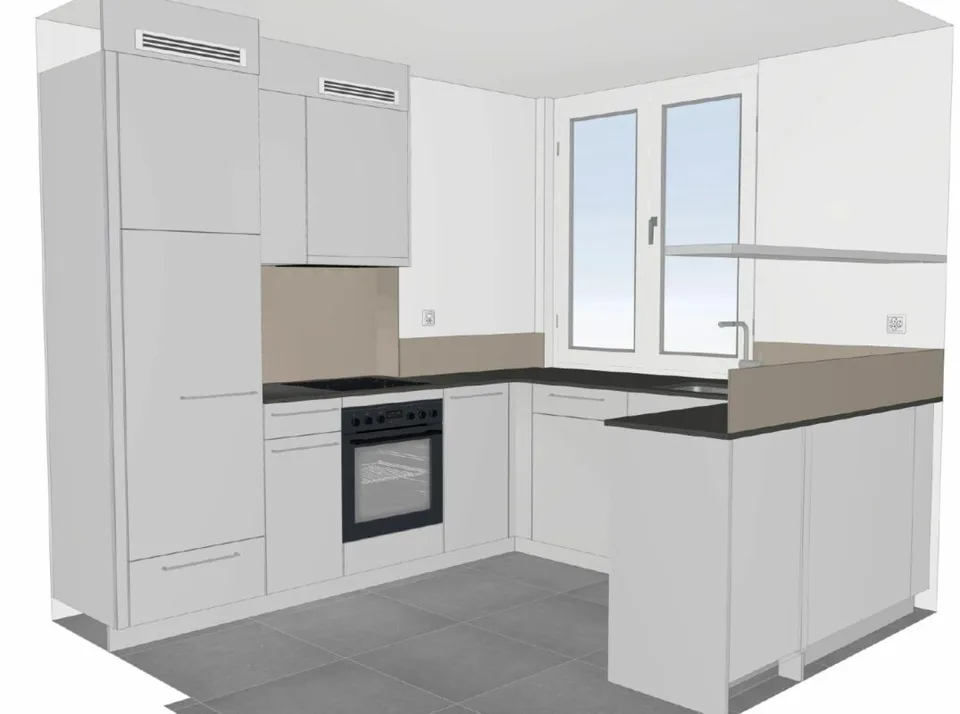 3-Bedroom Apartment with Seating Area