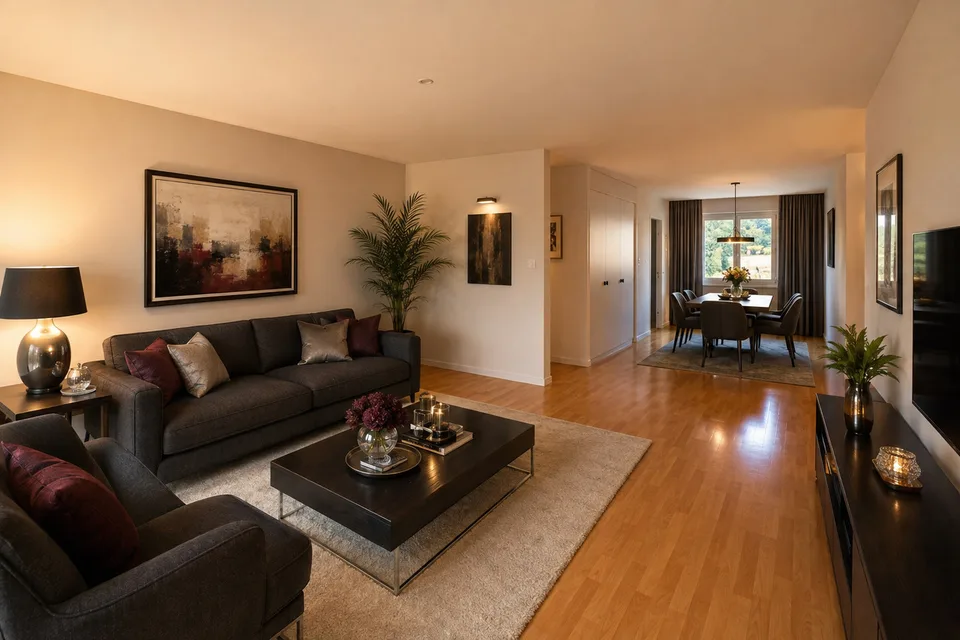 Appartement avec terrasse de jardin et espace environnant dans un cadre rural