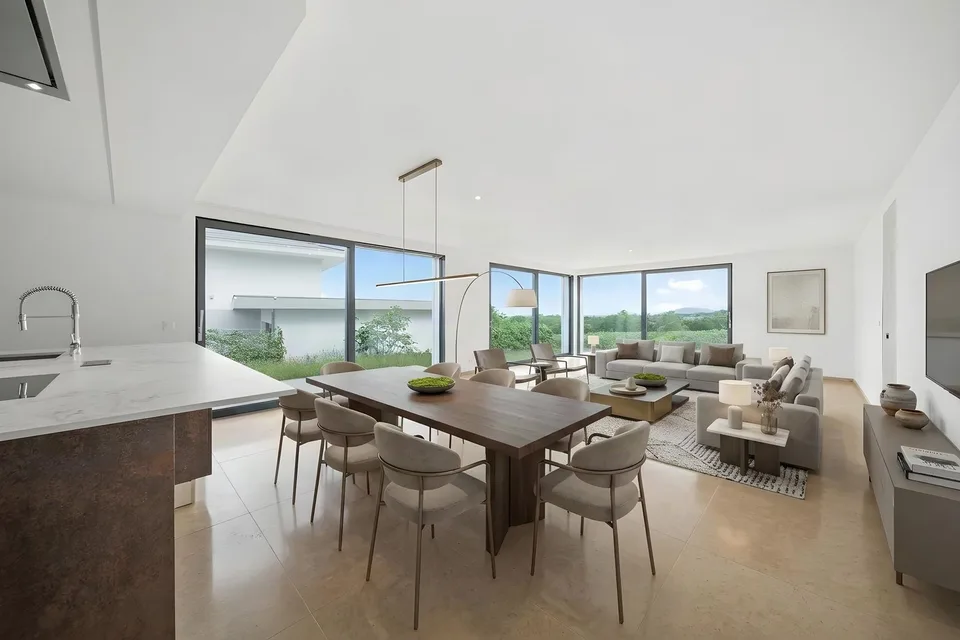 Genolier — Appartamento Elegante con Vista sul Lago e sulle Alpi