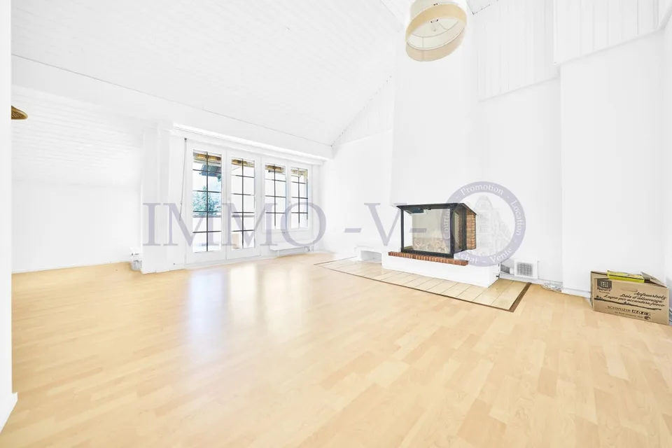 SPACIEUX ATTIQUE RENOVE AVEC CACHET AVEC BALCON-TERASSE VUE LAC