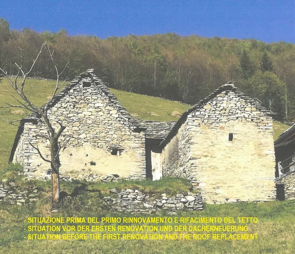 MONTI DI COMINO - Propriété rustique à rénover avec permis de construire approuvé