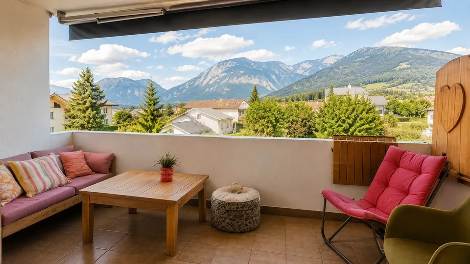 3,5 Zimmer renoviert 90 m² - Komfort, Licht und freie Sicht