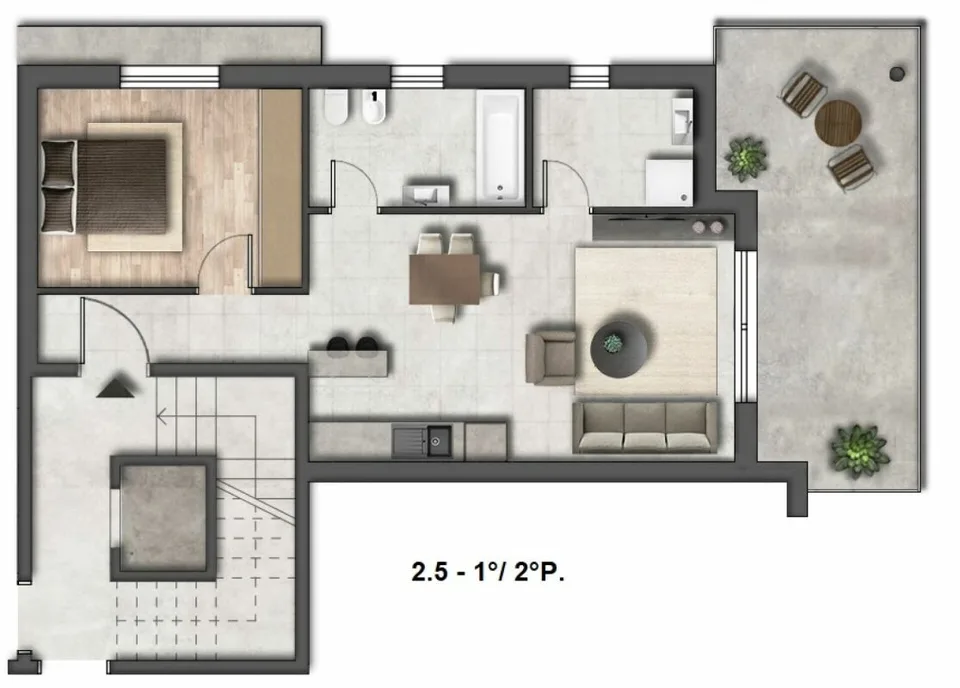 APPARTEMENTS RÉCENTS DE 2.5 PIÈCES À MALVAGLIA