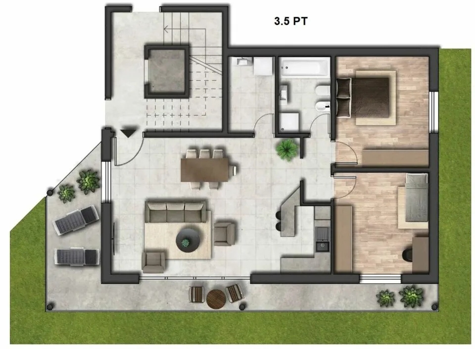 APPARTAMENTO 3.5 LOCALI CON GIARDINO