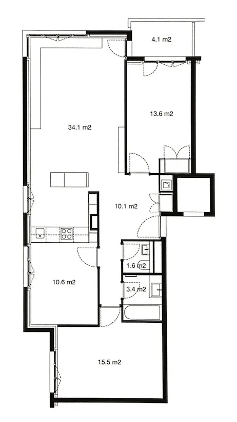 Charmant appartement PPE de 4.5 pièces avec balcon