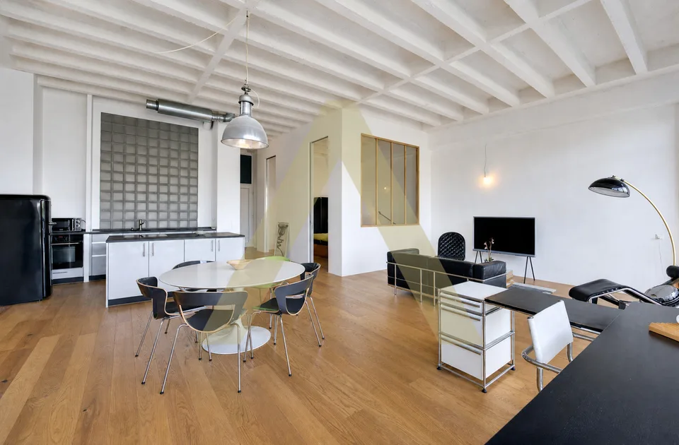 Eine 2,5-Zimmer-Wohnung mit industriellem Erbe im Herzen von Lausanne