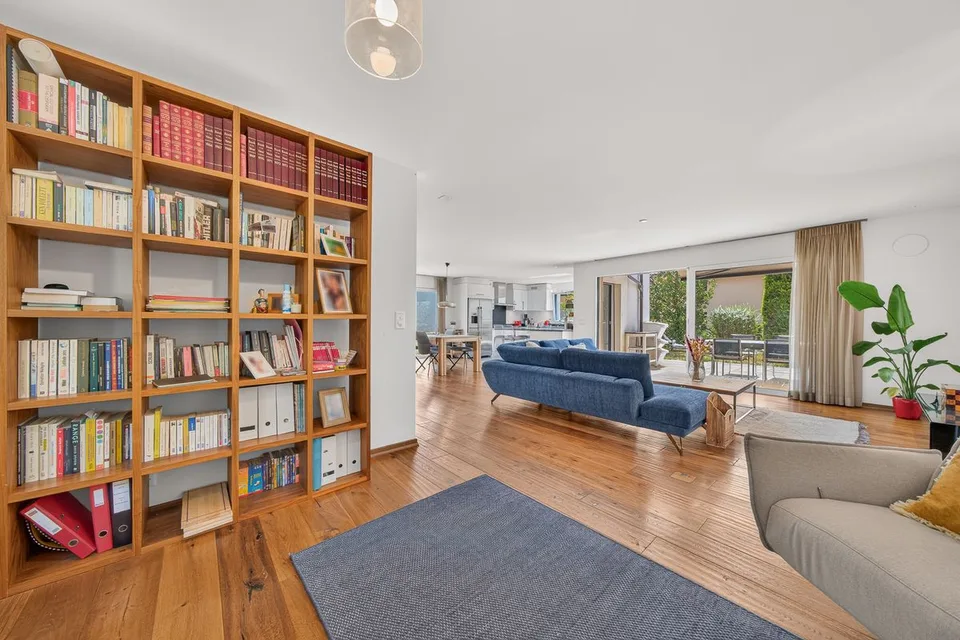 Duplex apartment with garden and large space, 15 minutes from Lausanne