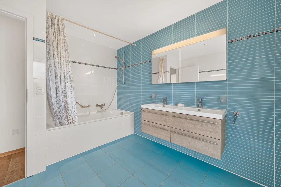 Duplex apartment with garden and large space, 15 minutes from Lausanne