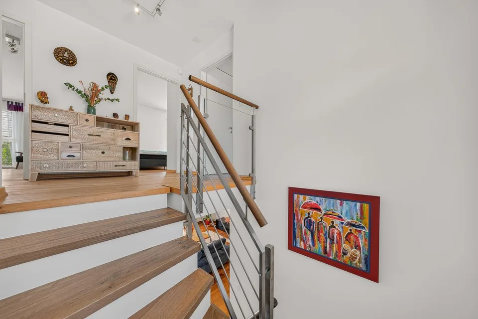 Duplex apartment with garden and large space, 15 minutes from Lausanne
