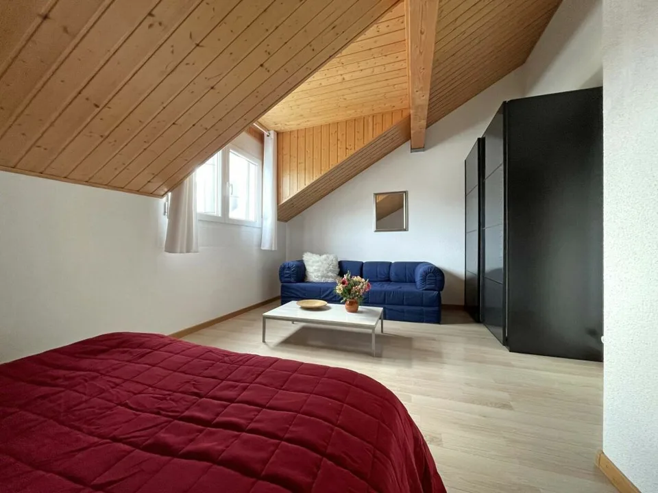 Appartamento duplex in attico di 5,5 locali in un'oasi di verde