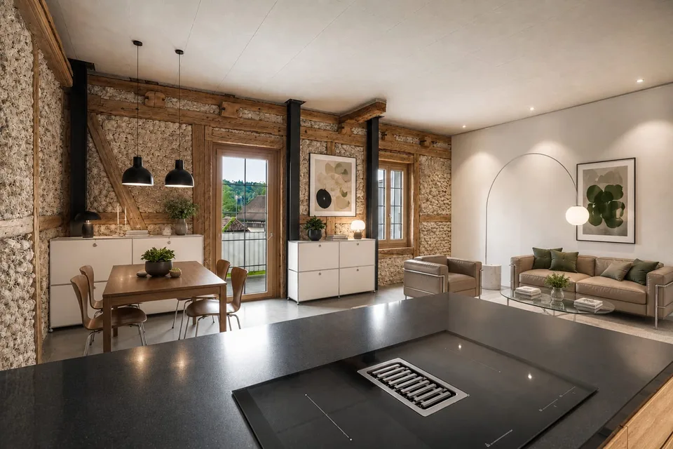 Historic Gem with Modern Finish - 2.5-Room Apartment with Balcony