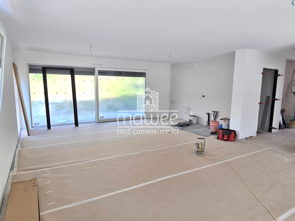 4.5 pièces neuf - Intimité, terrasse et jardin !