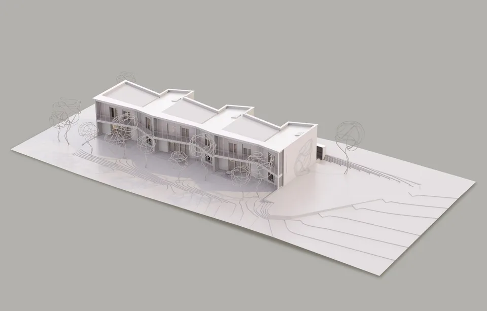 Contemporary villa - THPE Minergie-P and enforceable authorization