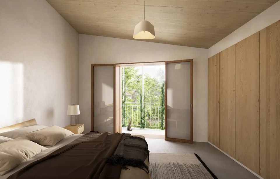 Contemporary villa - THPE Minergie-P and enforceable authorization