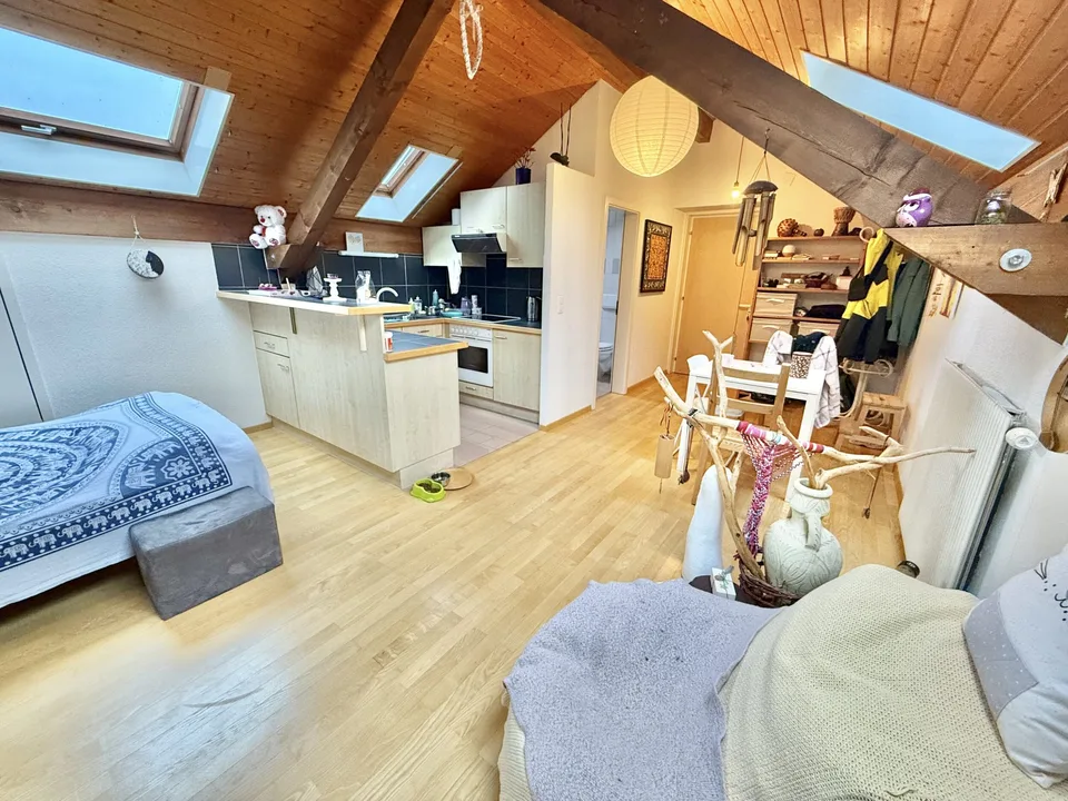 Zu vermieten in Delémont 1,5-Zimmer-Studio im 3. Stock