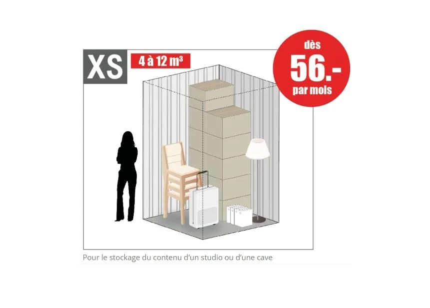 Box a louer (Self-stockage) 5 min d'Yverdon