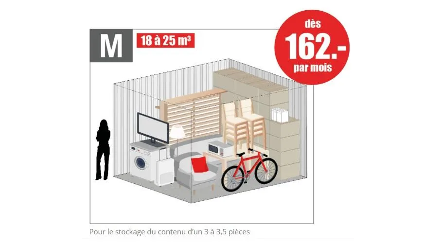 Box a louer (Self-stockage) 5 min d'Yverdon