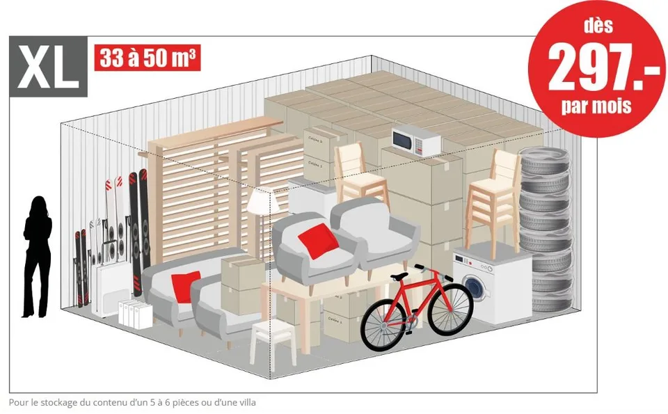 Box a louer (Self-stockage) 5 min d'Yverdon