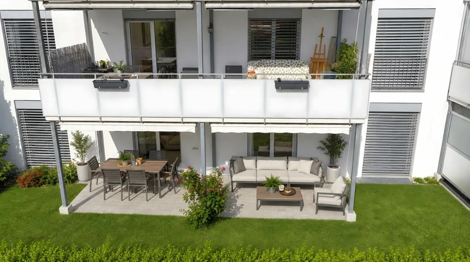 LICHTDRUCHFLUETETE GARTENWOHNUNG - SOFORT BEZUGSBEREIT