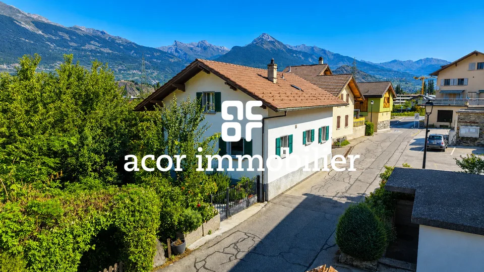 Maison pleine de charme avec jardin à Aproz