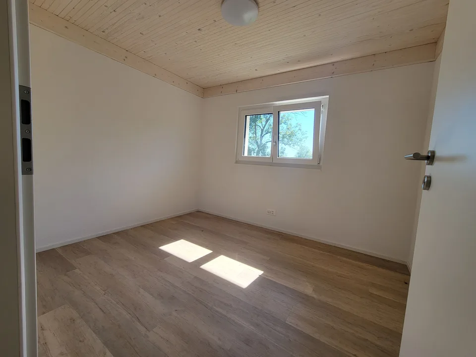 High ceilings in the living room, modern attic renovated in 2024 and stylish expansion