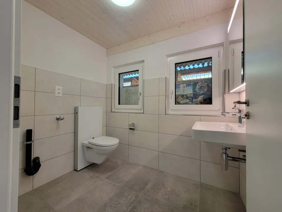 High ceilings in the living room, modern attic renovated in 2024 and stylish expansion