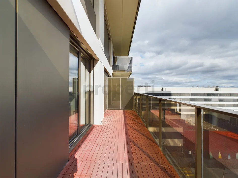 Modern family apartment with impressive views and Minergie standard