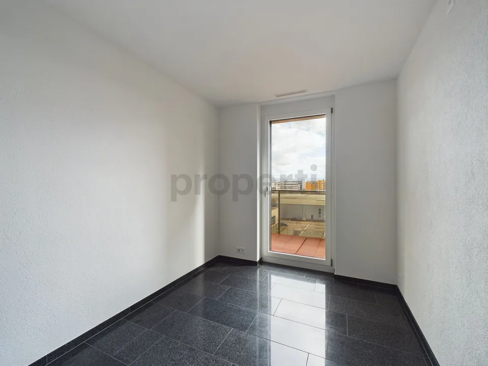 Modern family apartment with impressive views and Minergie standard