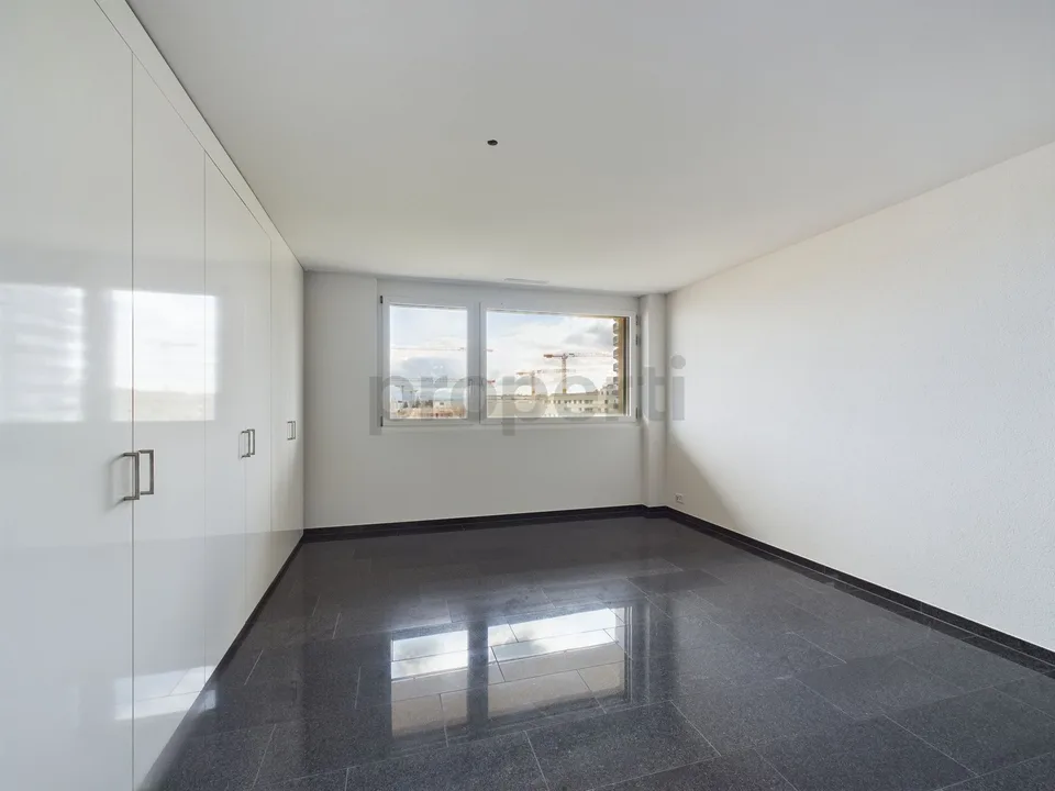 Modern family apartment with impressive views and Minergie standard