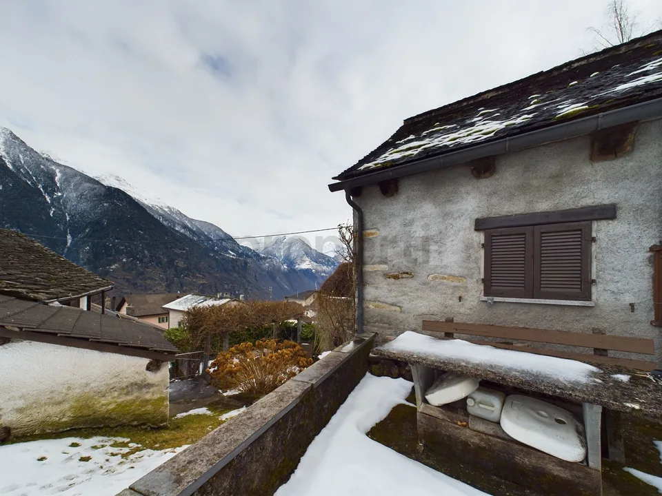 Building land with rustic in the beautiful Blenio Valley