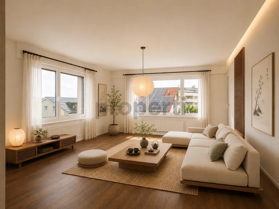 Einmalige Chance mit Seesicht: 4.5-Zimmer-Wohnung mit Potenzial in ...