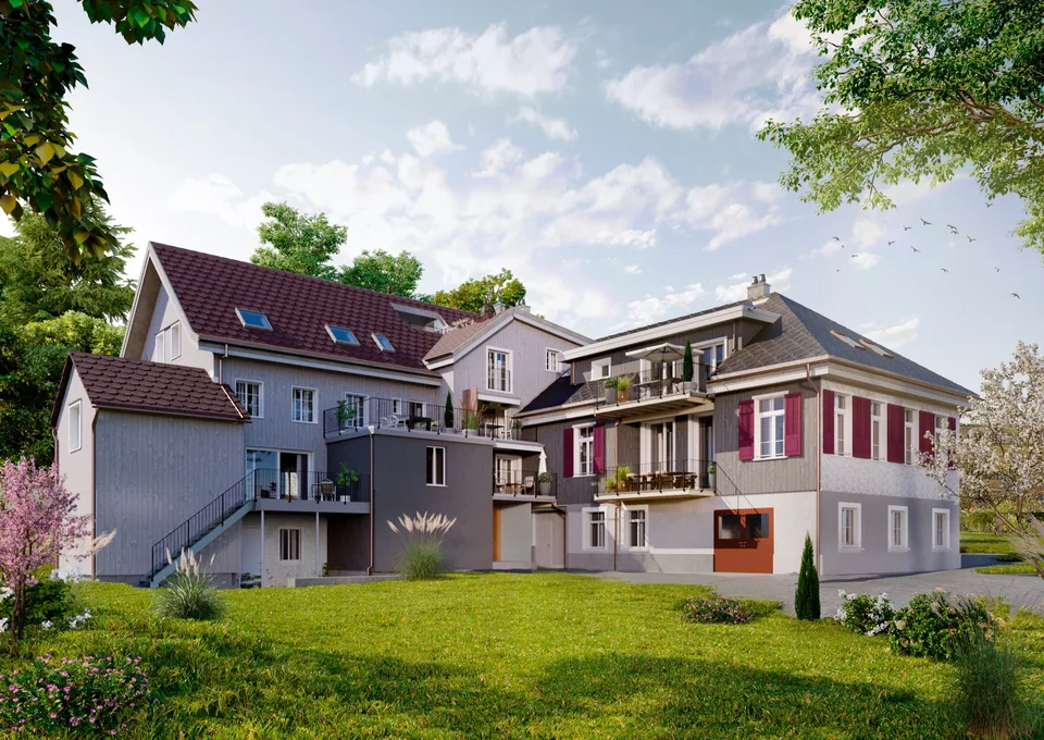 Appartement spacieux de 4,5 pièces avec balcon (étage supérieur rest.)