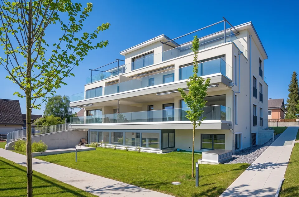 Exklusive Gartenwohnung: inkl. Wintergarten, Bastelraum, Minergie, Kochinsel