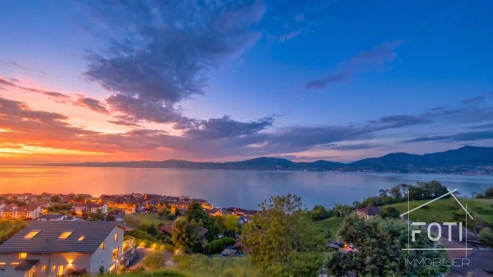 Architektenvilla mit atemberaubendem Blick auf den Genfersee