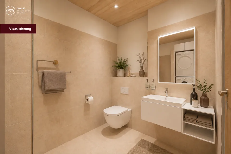 *RESERVED* NEW BUILD: Garden apartment "OAK" - Dreamy new apartments in the center of Koppigen