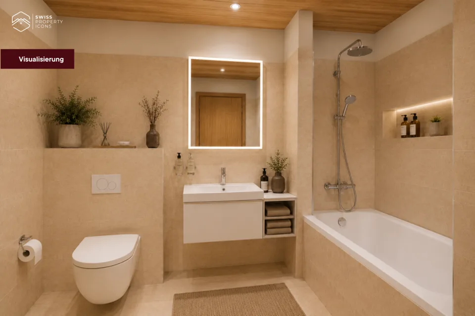 *RESERVED* NEW BUILD: Garden apartment "OAK" - Dreamy new apartments in the center of Koppigen