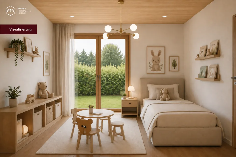 *RESERVED* NEW BUILD: Garden apartment "OAK" - Dreamy new apartments in the center of Koppigen