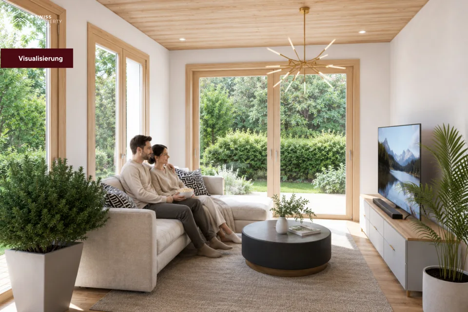 NEUBAU: Gartenwohnung "LINDE" - Traumhafte Neubauwohnungen im Zentrum von Koppigen