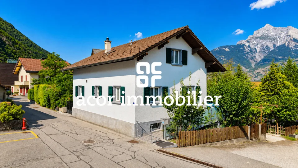 Haus voller Charme mit Garten in Aproz