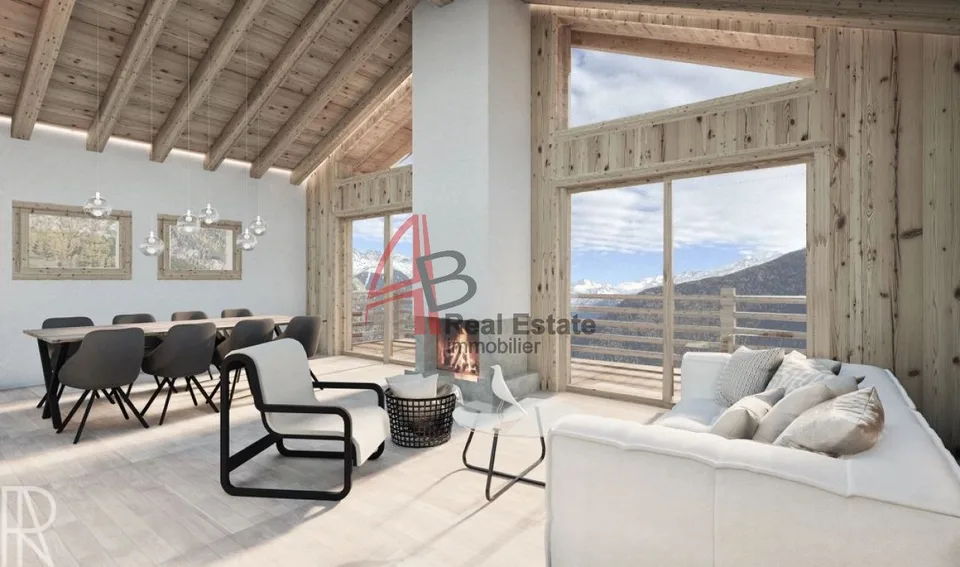 VAL DE BAGNES (Le Levron)  Chalet 6 rooms of 283 m2 of sales area