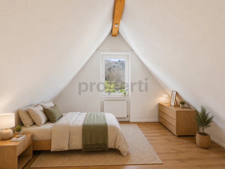 Charmante 4-Zimmer-Maisonette-Wohnung mit Dachgeschoss-Charme in Feuerthalen