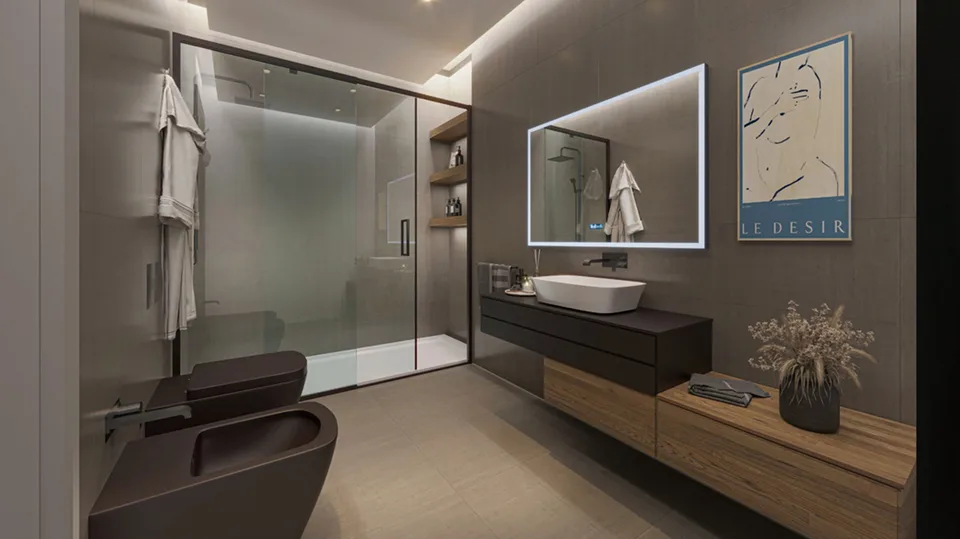 Appartement moderne de 2,5 pièces avec cave, Paradiso
